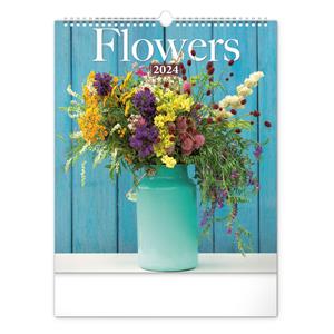 Kalendarz ścienny 2024 Kwiaty