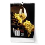 Kalendarz ścienny 2024 Wino