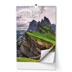 Kalendarz ścienny 2026 Alpy