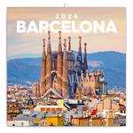 Kalendarz ścienny 2026 Barcelona