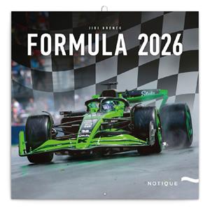 Kalendarz ścienny 2026 Formuła - Jiří Křenek