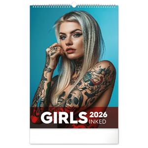 Kalendarz ścienny 2026 Inked Girls