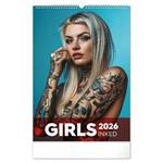Kalendarz ścienny 2026 Inked Girls