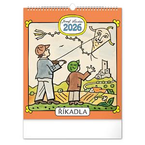 Kalendarz ścienny 2026 Josef Lada - Rhymes