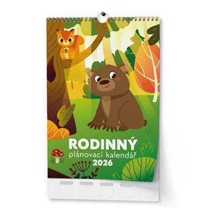 Kalendarz ścienny 2026 Kalendarz planowania rodziny
