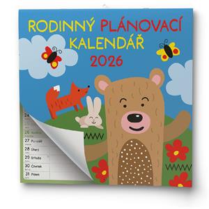 Kalendarz ścienny 2026 Kalendarz planowania rodziny