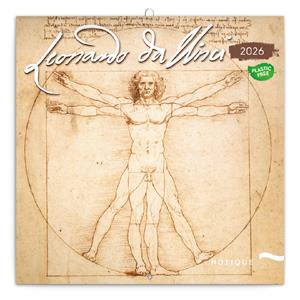 Kalendarz ścienny 2026 Leonardo da Vinci