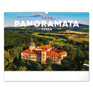Kalendarz ścienny 2026 Panoramy Czech