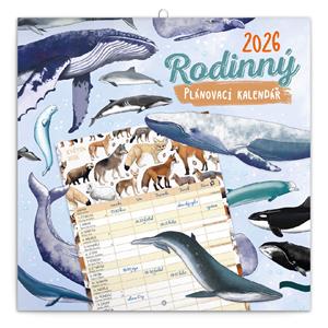 Kalendarz ścienny 2026 Planer rodzinny