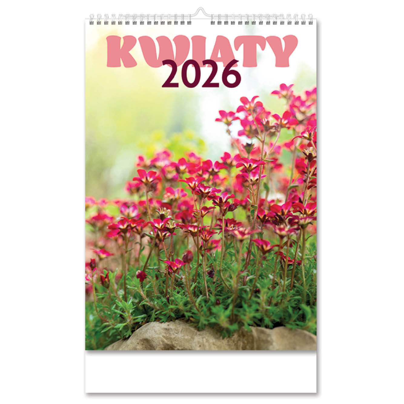 Kalendarz ścienny 2026 polski Kwiaty