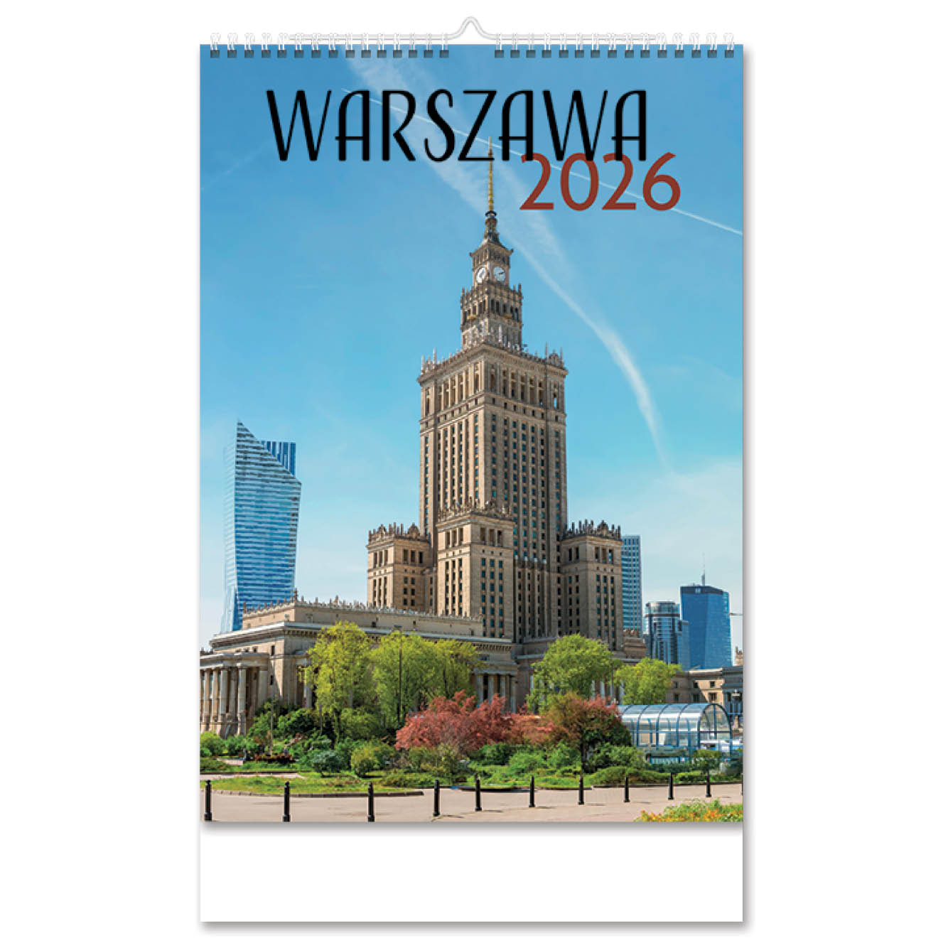 Kalendarz ścienny 2026 polski Warszawa