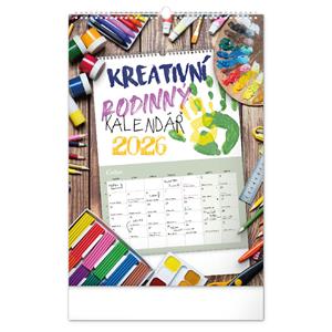 Kalendarz ścienny 2026 Rodzina kreatywna