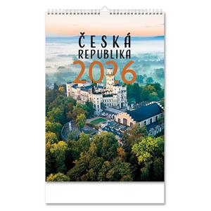 Kalendarz ścienny 2026 słowacki Czechy