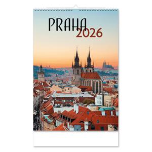 Kalendarz ścienny 2026 słowacki Praga