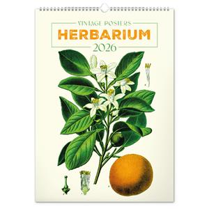 Kalendarz ścienny 2026 Vintage Plakaty - Herbarium