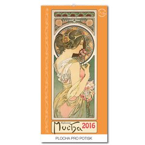Kalendarz ścienny Alphonse Mucha 2016