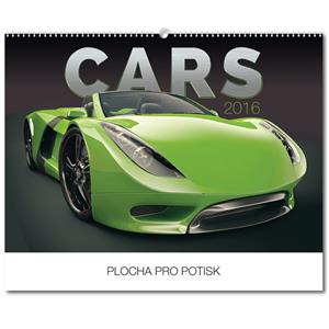 Kalendarz ścienny Auta 2016