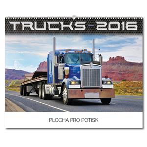 Kalendarz ścienny Ciężarówki 2016