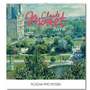 Kalendarz ścienny Claude Monet 2016