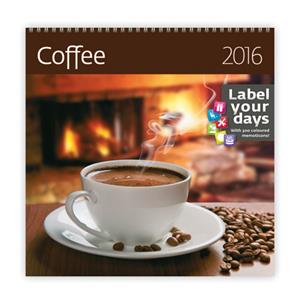 Kalendarz ścienny Coffee 2016