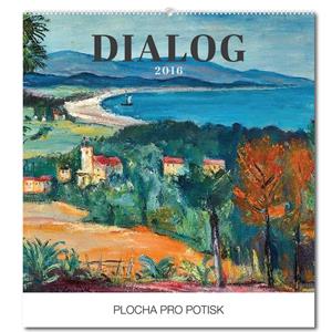 Kalendarz ścienny Dialog (czeskie nazwy) 2016