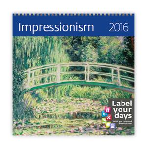 Kalendarz ścienny Impressionism 2016