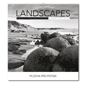 Kalendarz ścienny Krajobraz czarno-biały 2016