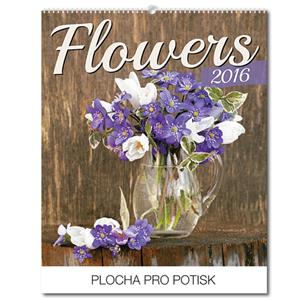 Kalendarz ścienny Kwiaty 2016