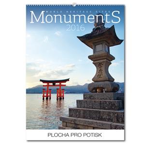 Kalendarz ścienny Monuments World UNESCO 2016
