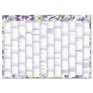 Kalendarz ścienny roczny 2024 A2 - lawenda