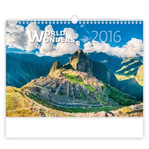 Kalendarz ścienny World Wonders 2016