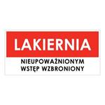 LAKIERNIA, płyta PVC 1 mm 190x90 mm