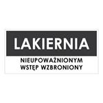 LAKIERNIA, szary - płyta PVC 2 mm 190x90 mm