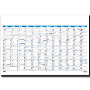 Mapowy plakat 2022 - niebieski