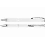 Metalowy długopis Akarea 00 - biały