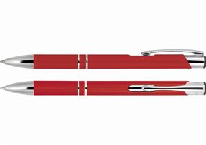 Metalowy długopis Akarea 20 - czerwony