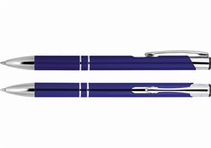 Metalowy długopis Akarea 30 - niebieski