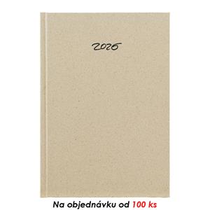 Miesięczny i tygodniowy książkowy 2026 Eko A5 - trawa