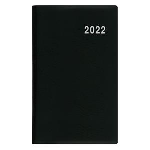Miesięczny kalendarz książkowy 2022 Diana PVC - czarny