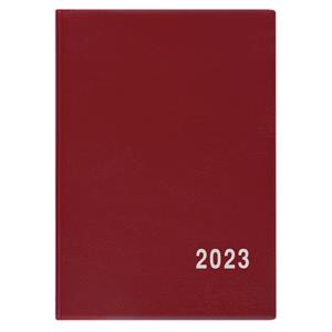 Miesięczny kalendarz książkowy 2023 Agnieszka PVC - bordowy