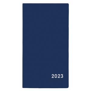 Miesięczny kalendarz książkowy 2023 Francis PVC - niebieski