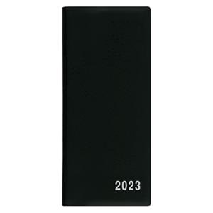 Miesięczny kalendarz książkowy 2023 Xenie PVC - czarny