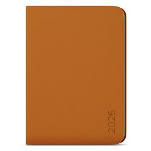 Miesięczny kalendarz książkowy 2026 z notatnikiem DiNo B5 - piaskowy