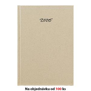 Miesięczny kalendarz książkowy z notatnikiem 2026 Słowacki Eko A5 - trawa