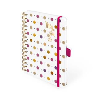 Motywacyjny kalendarz książkowy 2022 Lady - biały