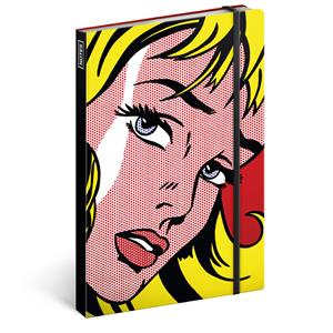 Notatnik GIRL/Roy Lichtenstein A5 - czysty