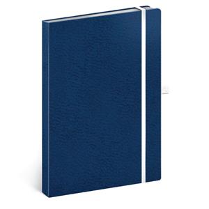 Notatnik kropkowany A5 - Vivella Classic - niebieski/biały