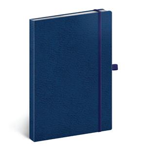 Notatnik kropkowany A5 - Vivella Classic - niebieski/niebieski