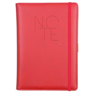 Note POLY A5 lined - red