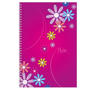 Notes A4 liniowany DAISY - fioletowy